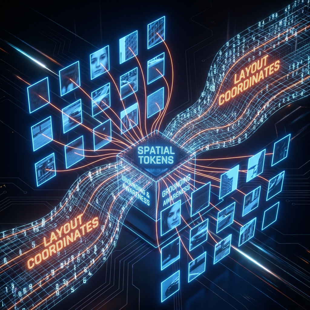 MOLMO Spatial Tokens and Layout